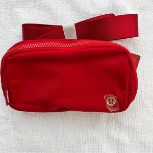Lululemon Dark Red Everywhere Belt Bag LNY 2023 BNWT